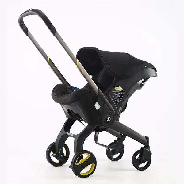 Lightweight Baby Travel System Stroller | Foldable Newborn Pushchair & Carriage with Adjustable Seat