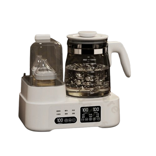 2-in-1 Baby Hot Water Kettle & Milk Mixer with Constant Temperature Control