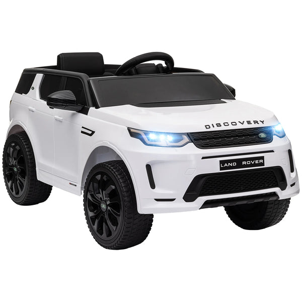 12V Kids Electric Ride-On Land Rover with Remote, LED Lights & Music